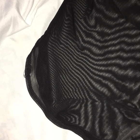 Black mesh rose dress , size s - Picture 4 of 5